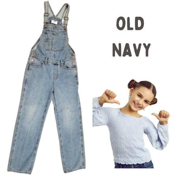 Old Navy Other - OLD NAVY Denim Blue Jean Bib Overalls - Girl's 10-12